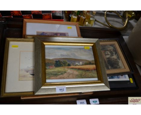 A quantity of pictures and prints 