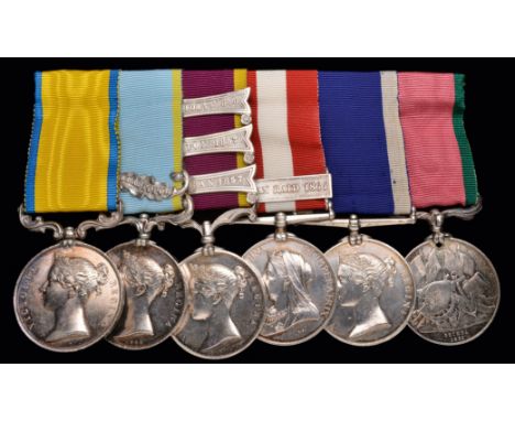 *A Scarce and Early Victorian Naval L.S.G.C. ‘Wide’ Group of Six awarded to Chief Bosun’s Mate William Johns, Royal Navy, com