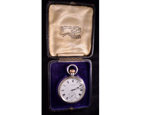 *Watch: A Silver Zeebrugge &amp; Ostend Interest Pocket Watch, attributed to Temporary Petty Officer Edward Joseph Thompson, 