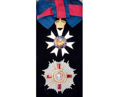 *Most Distinguished Order of St Michael and St George, Grand Cross set of insignia, by Garrard and Co., comprising sash badge