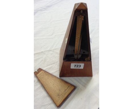 An old Maelzel metronome 
