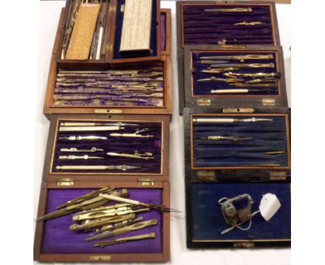 A collection of old photographic glass plates including topographic, architectural and zoological examples, etc.