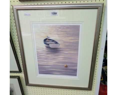 Nicholas Lewis: a framed signed limited edition coloured print entitled "Resting Place" - signed in pencil, titled and number