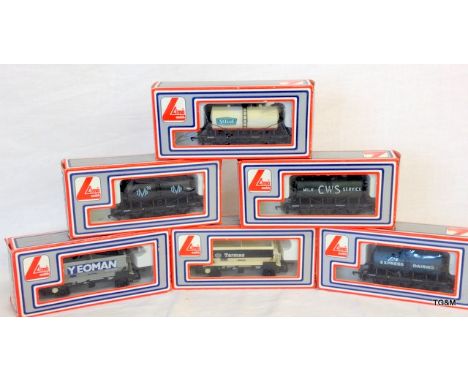 6 x Lima Trains goods trucks, 305641, 305642, 305635, 305644, 305639, 305643