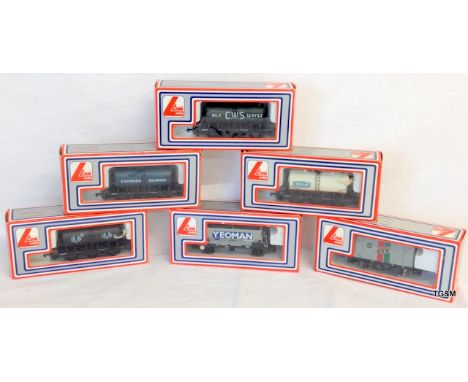 6 x Lima goods trucks 305044, 305643, 305042, 305641, 305635, 305608