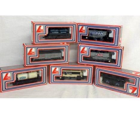 7 x Lima trains goods carriages