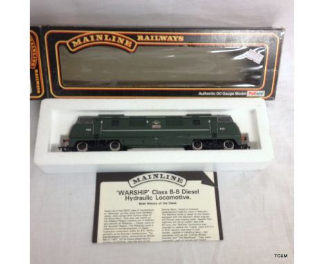 A Mainline 00 Warship Desoil B. R green 'Intrepid' new in box