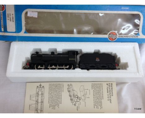 An Airfix 00 scale locomotive and tender FF Fowler BR Livery 54123-G new in box