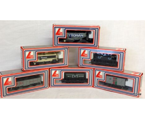 6 x Lima trains goods carriages