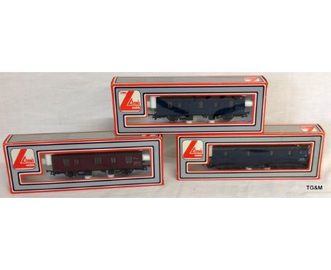 3 x Lima trains passenger coaches - 305356, 305360, 305357