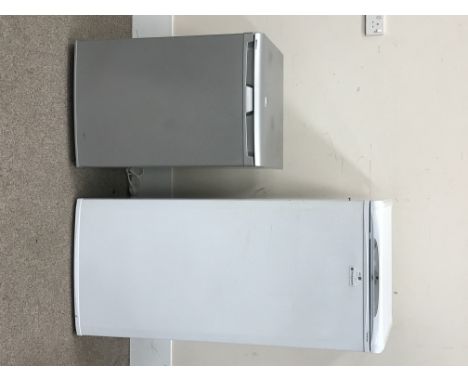 Hotpoint RLA51 fridge (W60cm, H133cm, D62cm) and BEKO LA85S fridge (W55cm, H84cm, D58cm) (2) (This item is PAT tested - 5 day