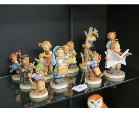 Ten various Goebel/Hummel figures