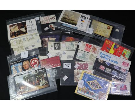 Great Britain collection of folded and barcode stamp booklets and few prestige booklets. (B.P. 24% incl. VAT)