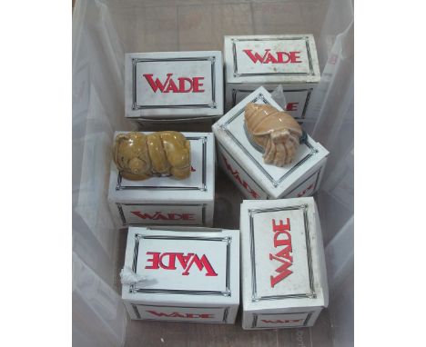 Collection of 6 Wade ceramic figurines in original boxes. (B.P. 24% incl. VAT)