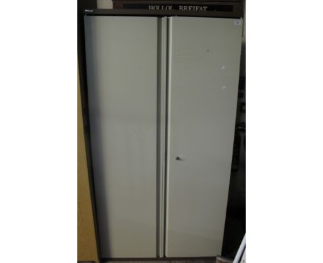 Modern metal two door filing cupboard or cabinet. (B.P. 24% incl. VAT + VAT on hammer price)