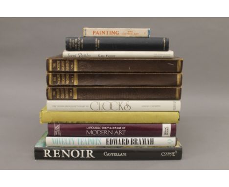 A collection of Art and Antique reference books