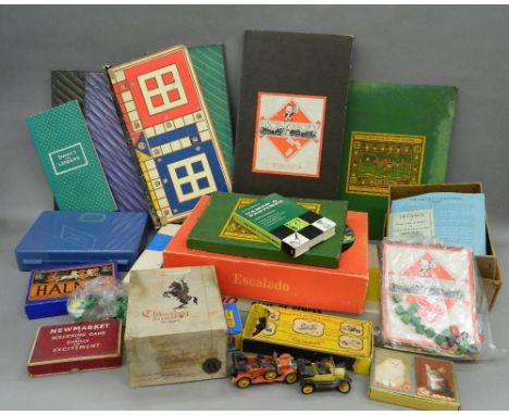 A quantity of vintage toys and games