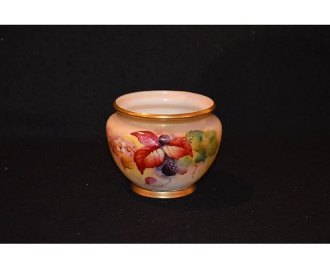 A Royal Worcester Hand Painted Bowl 