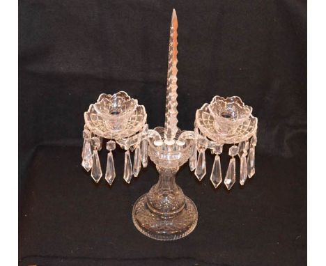 A Waterford Crystal Candleholder 