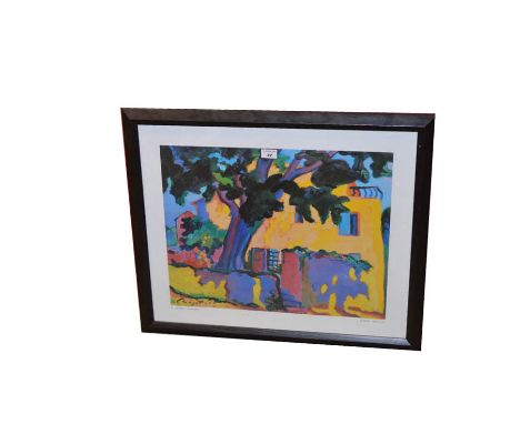 A Signed Print 'A Shady Corner' - Gerry Baptist