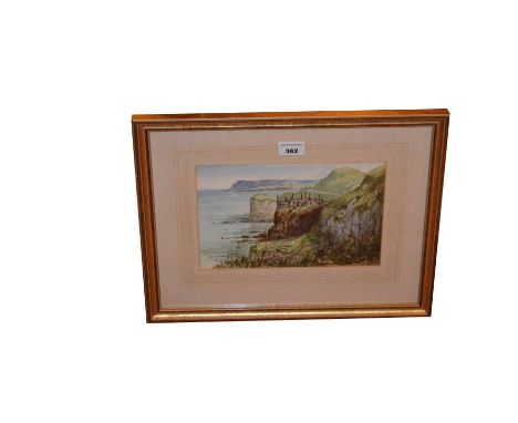A Watercolour 'Dunluce Castle' - Jack Wilkinson 
