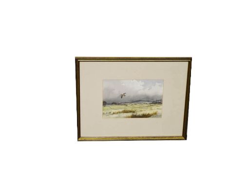 A Watercolour 'Snipe at Glenwherry' - R W Milliken 