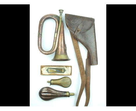 A First War period Artillery Officer's Compass, contained in an Army & Navy reinforced card box, together with an Artillery b