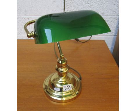 Brass desk lamp - working