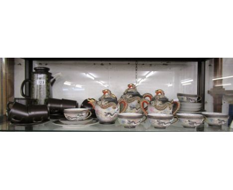 Franciscan coffee service & Oriental tea service