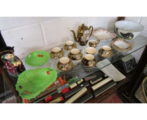 Shelf of china to include Beswick