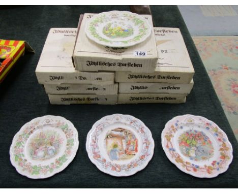 Royal Doulton 4 season plates collection