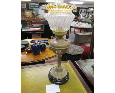 Victorian oil lamp