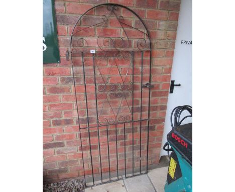 Tall garden metal gate