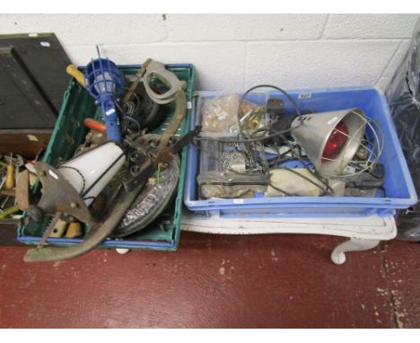 2 boxes of tools etc