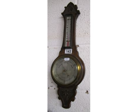 Small oak barometer