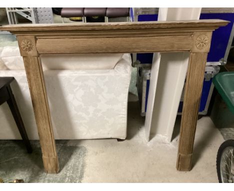 Pine fire surround 
