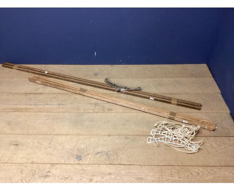 Two vintage drying airing racks on a pully, Molly Maids 