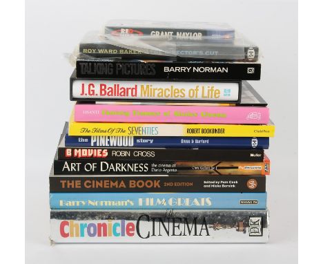 Cinema, Television, and related: thirteen hardback and paperback books, mostly first editions, three of which are Signed - in