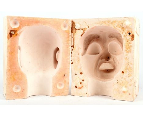 Gerry Anderson: Thunderbirds - Original plaster mould for a puppets head, ? possibly produced for the character, Aloysius Nos