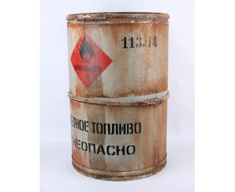 James Bond The World is Not Enough (1999) Original prop barrel from underground nuclear bunker scene, where Bond first meets 