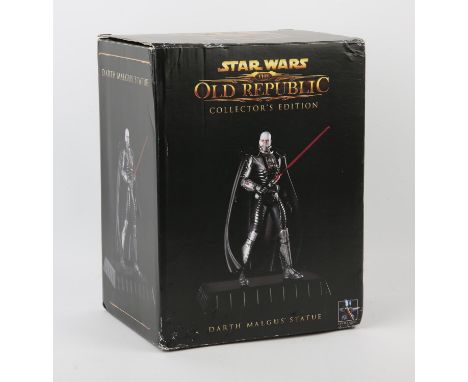 Star Wars Old Republic Darth Malgus statue mad by Gentle Giant ltd Condition Report:  Light wear to box, foam block inside st