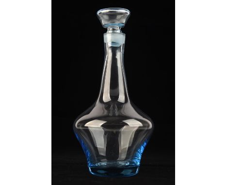 The Lord of the Rings - Rivendell blue tint glass vessel, H25cm. Provenance: The vendor owned an event planning company in th