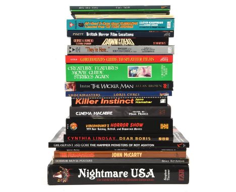 Horror and related: twenty-two mostly first edition hardback and paperback books, three of which are Signed - includes, Carl 