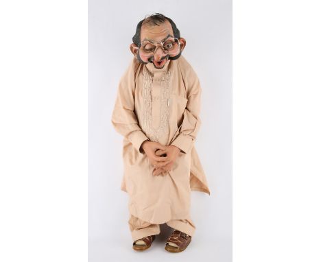 Spitting Image (1984-1996), A Salman Rushdie puppet from the television series Spitting Image. The British author Salman Rush