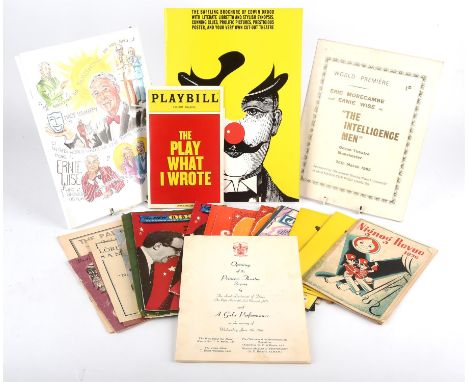 Morecambe and Wise: twenty-three related theatre programmes, 1936-2003 - includes, Nig Nog Revue, Alhambra Theatre Bradford, 