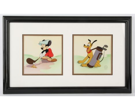 Walt Disney / Warner Bros. Cartoon Animation Artworks - Canine Caddy "Teeing Off", Limited edition of 5,000 Sericels and Tom 