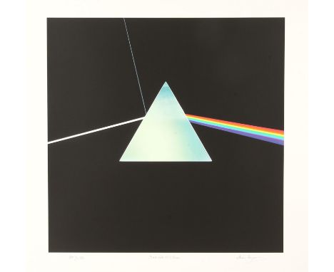 Pink Floyd Dark Side of the Moon. 30th Anniversary commemorative box of fine art prints. Pyramid, Prism, Collage, 3 prints in
