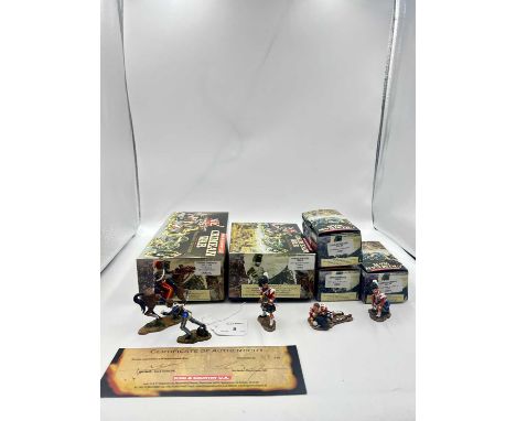 King &amp; Country - Crimean War Series, comprising: Set CRW13 - 93rd Highlander Sgt Loading, Set CRW15 - 93rd Highlander Kne