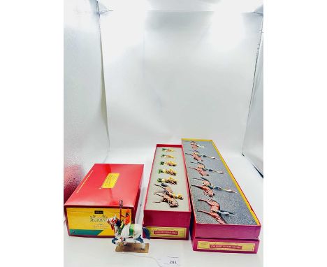 Britains - Delhi Durbar Range, comprising: Set 00082 - 27th Light Cavalry Madras, Set 00135 - Queen's Own Corps of Guides &am