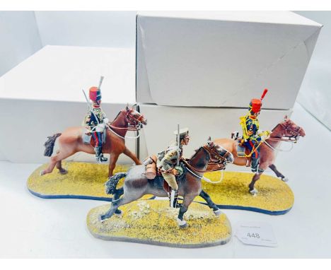 Tradition, Hinchcliffe or Similar for British Toy Soldier Company, 90mm Scale WW1 Series, comprising: 1914 Mounted RHA Colour